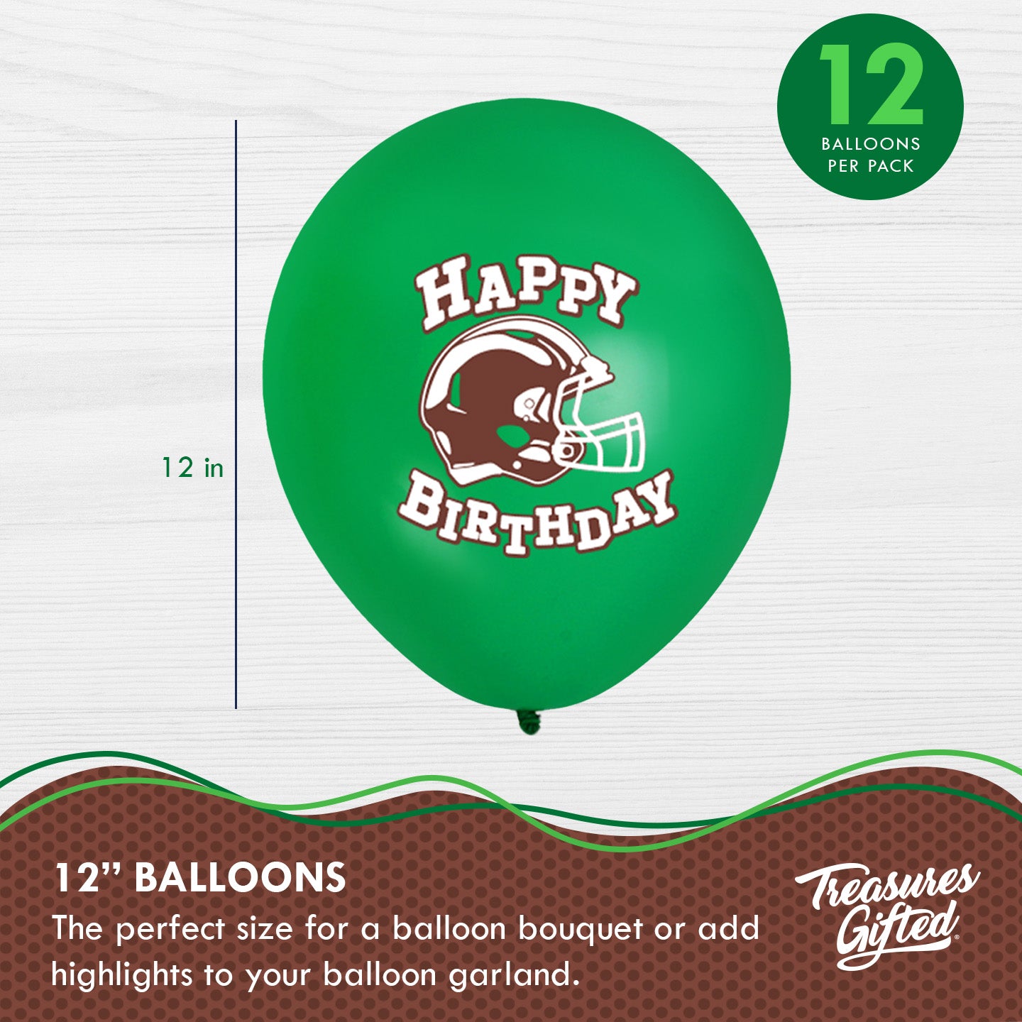 Football Birthday Party Supplies - Balloons