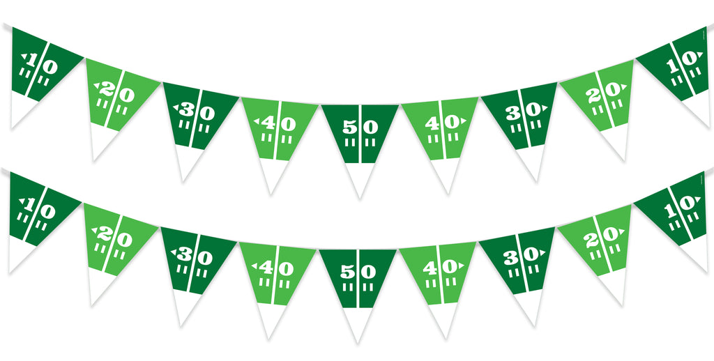 Football Birthday Party Supplies - Pennant Banner