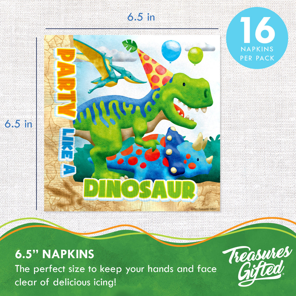 Dinosaur Napkins - Dinosaur Party Supplies