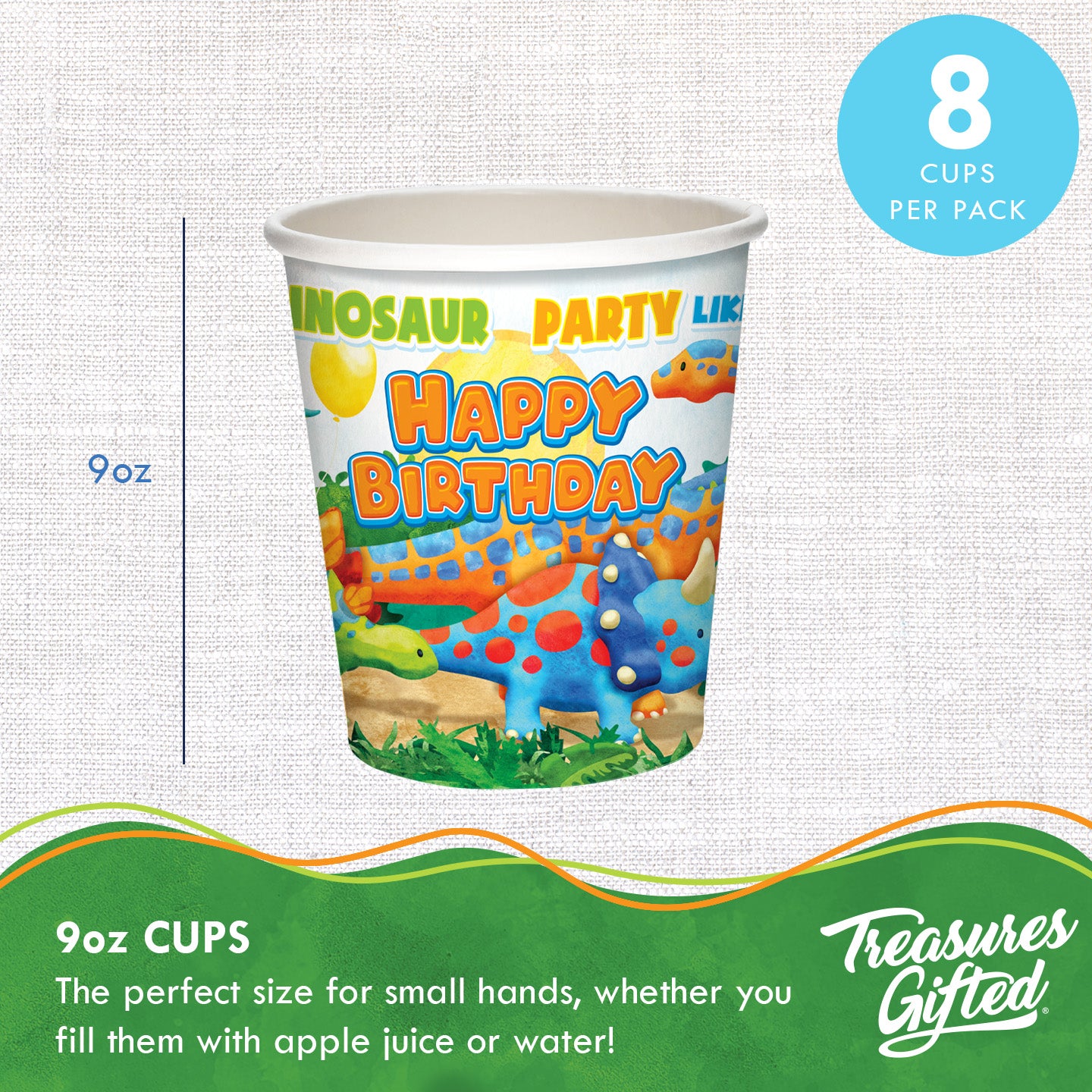 Dinosaur Cups - Dinosaur Party Supplies