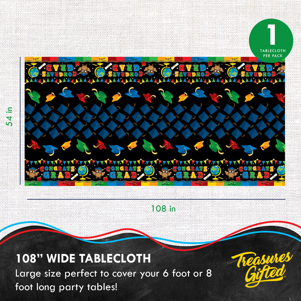 Kindergarten Graduation Tablecloth - Kindergarten Graduation Party Decorations