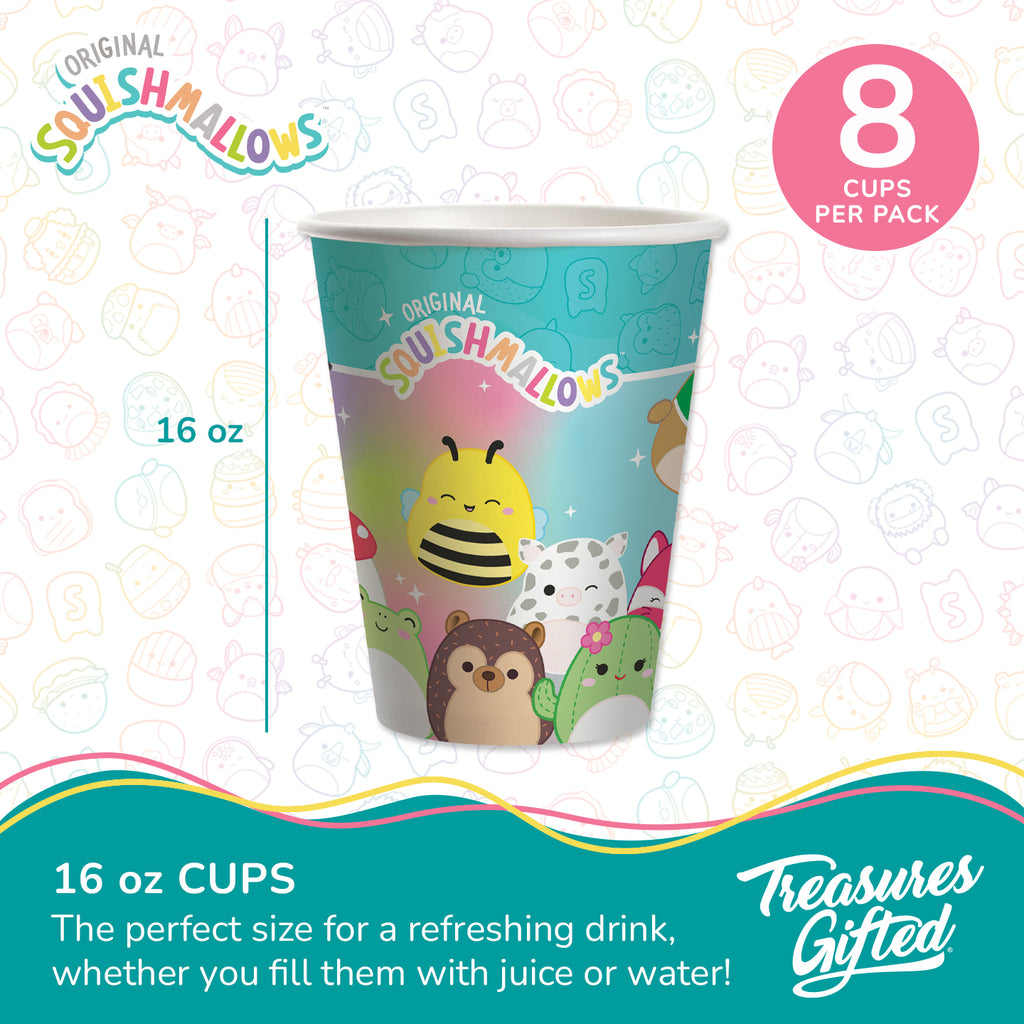Squishmallows Cups - Squishmallows Party Decorations