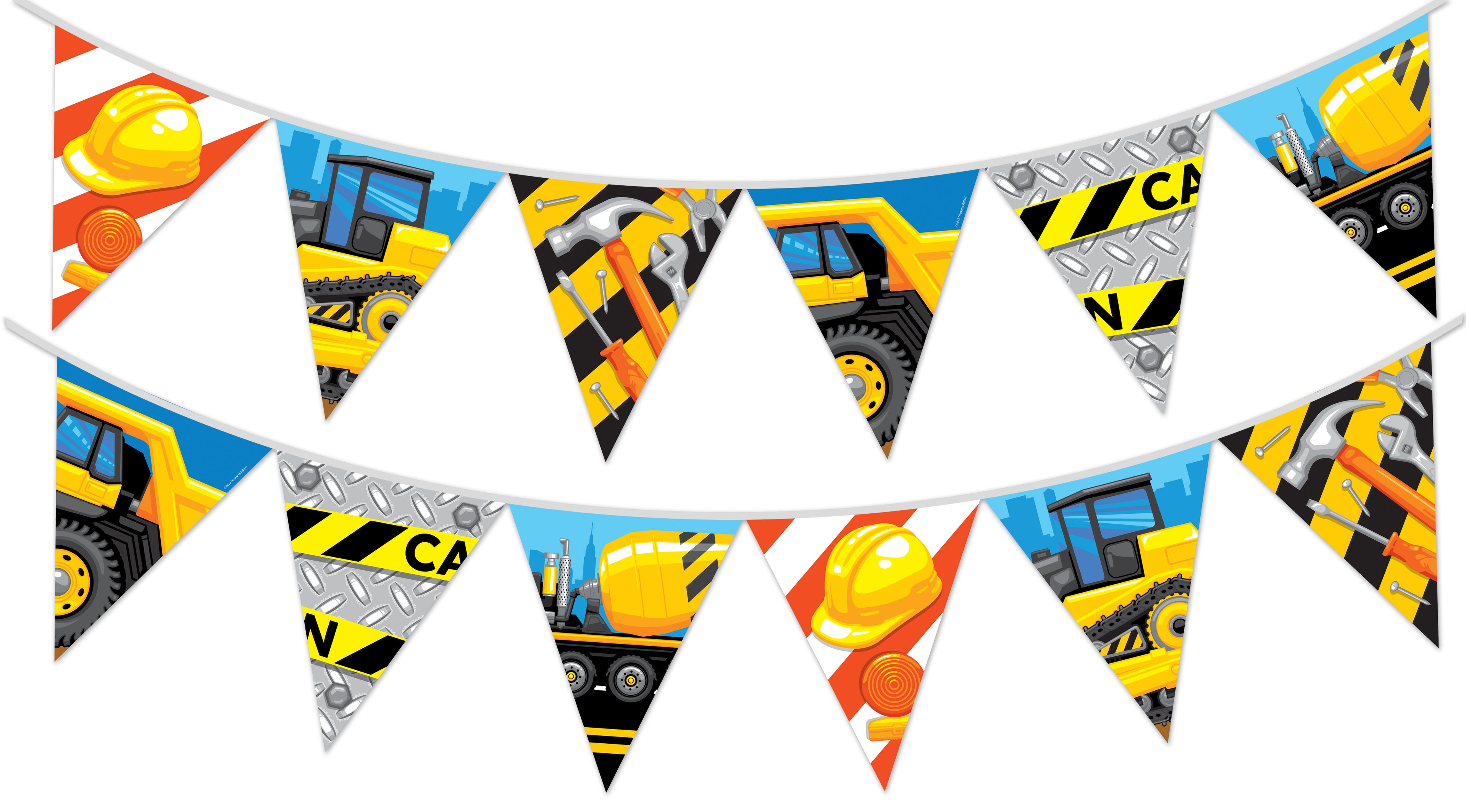 Construction Banner Pennant - Construction Party Supplies
