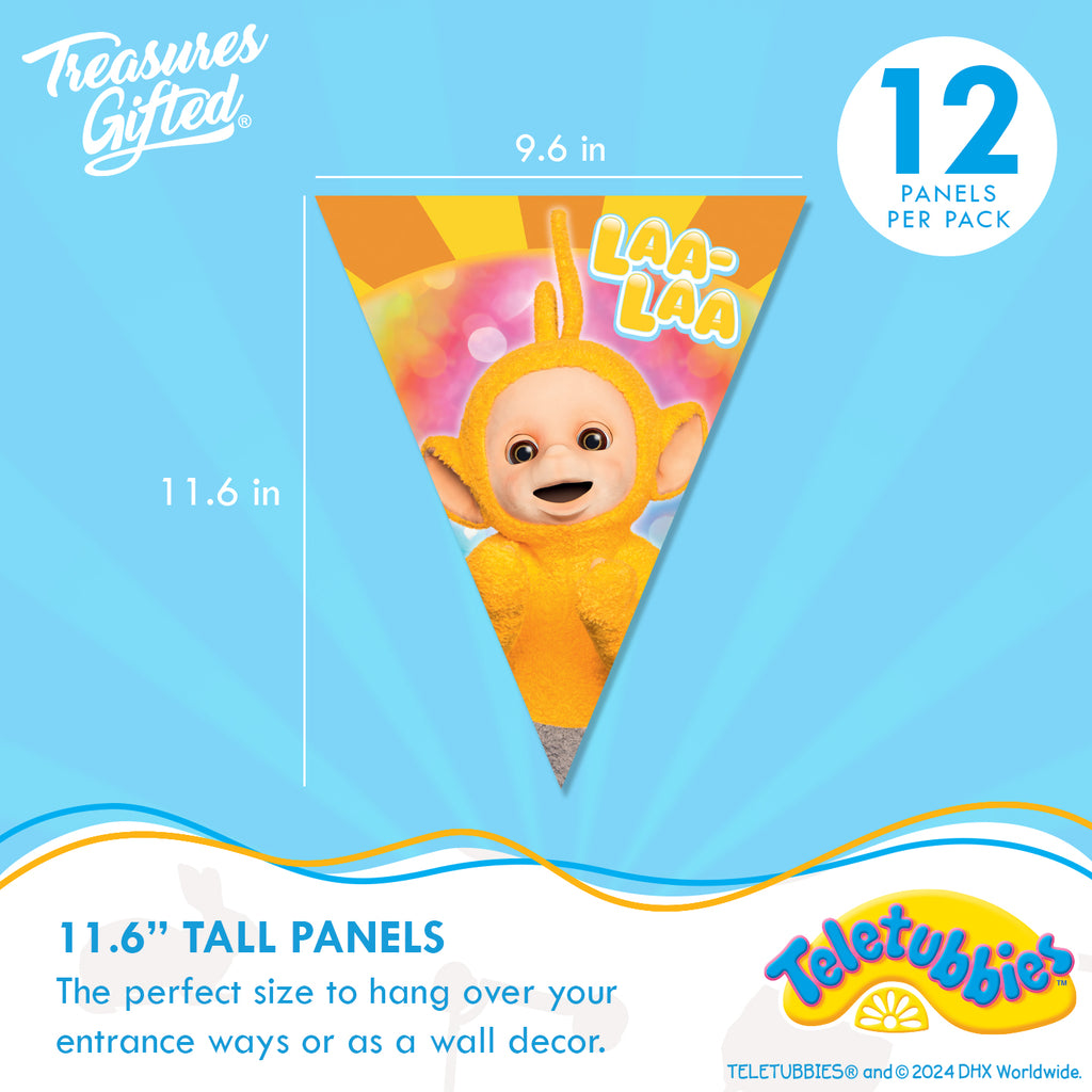 Teletubbies Birthday Banner Pennant - Teletubbies Party Decorations