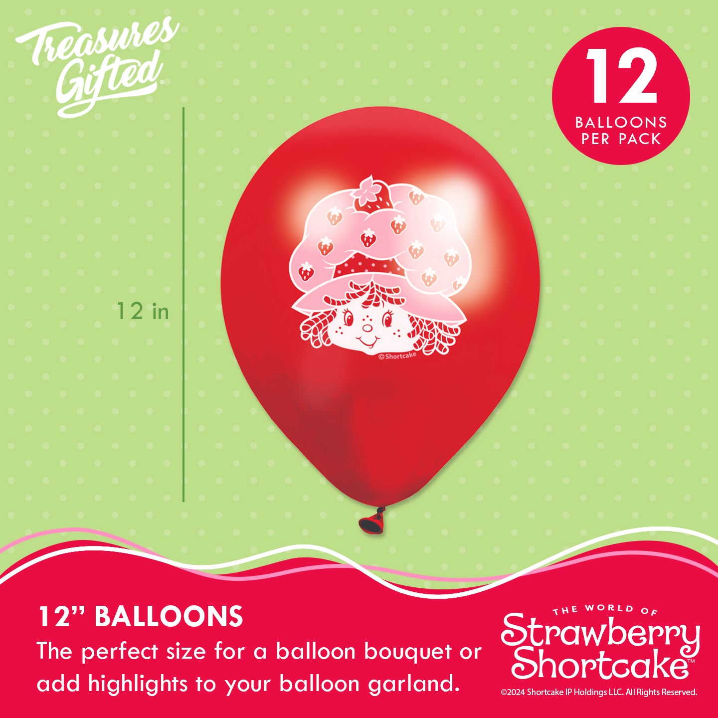Strawberry Shortcake Balloons - Strawberry Shortcake Birthday Supplies