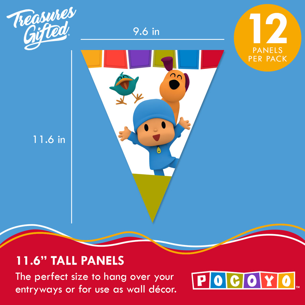 Pocoyo Birthday Banner Pennant - Pocoyo Party Supplies