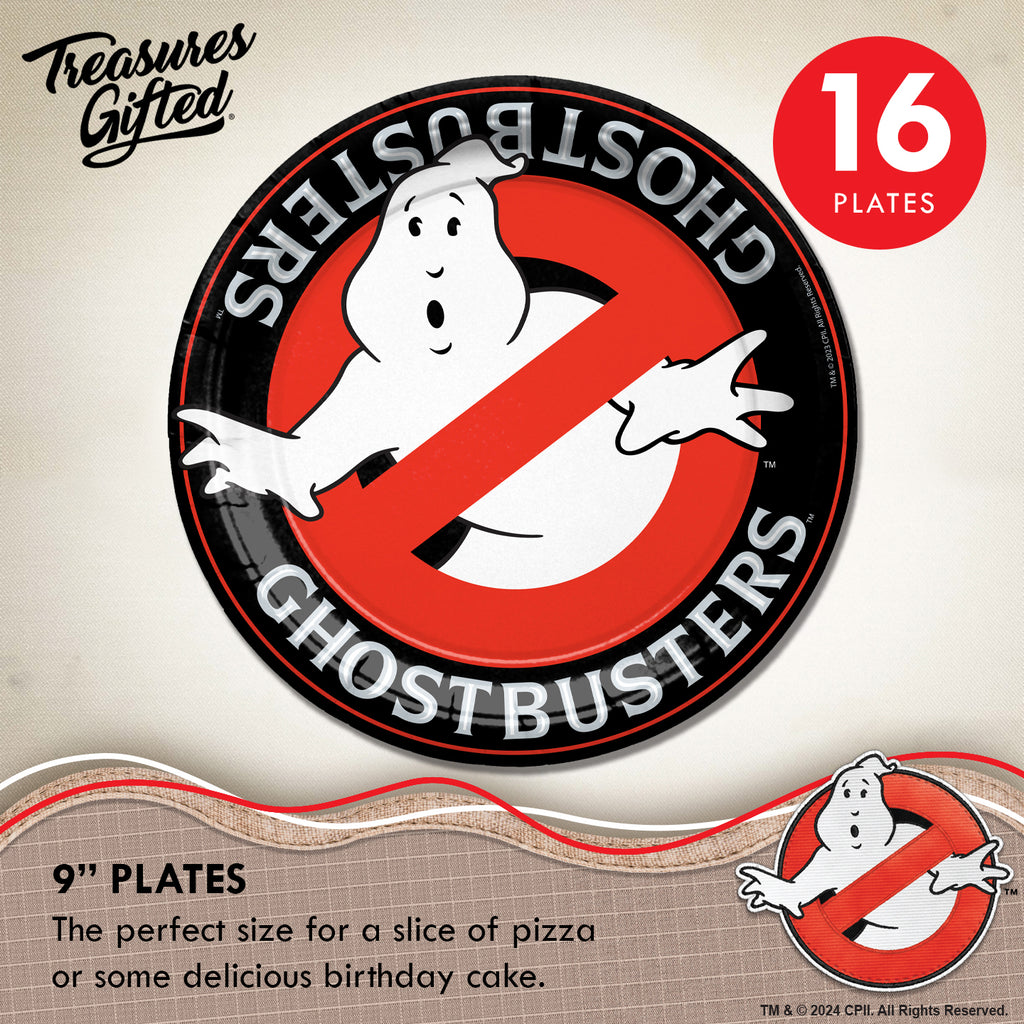 Ghostbusters Party Supplies Tableware Classic Set for 16 Guests