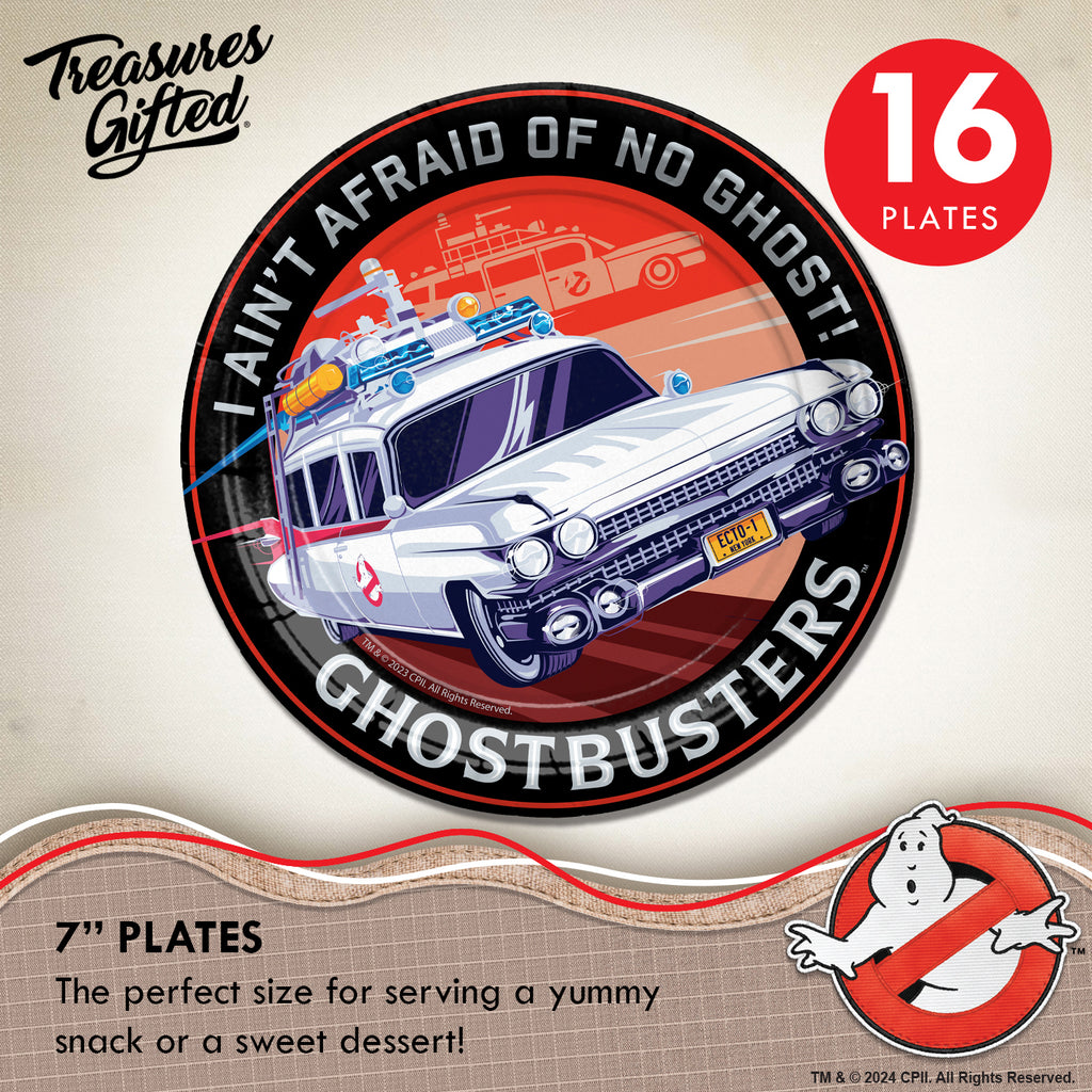 Ghostbusters Party Supplies Tableware Classic Set for 16 Guests