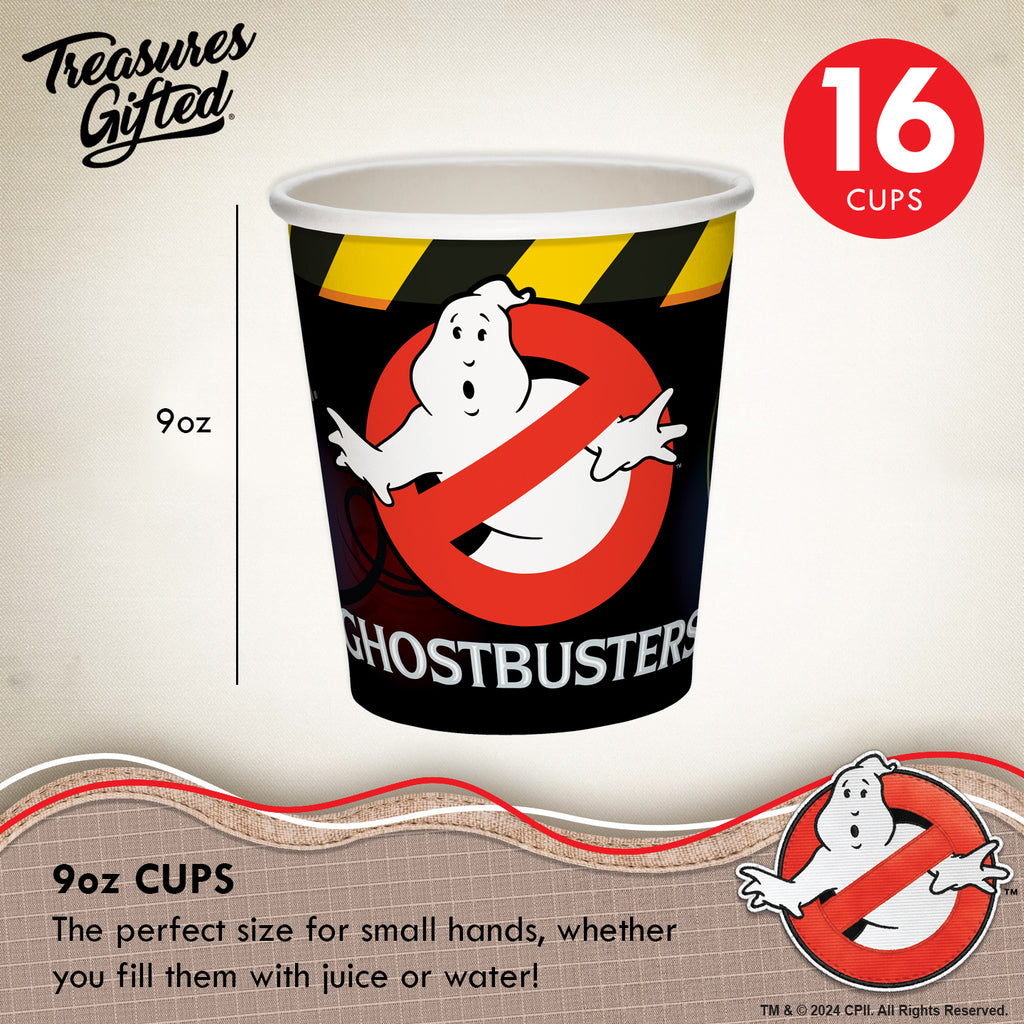 Ghostbusters Party Supplies Tableware Deluxe Set for 16 Guests
