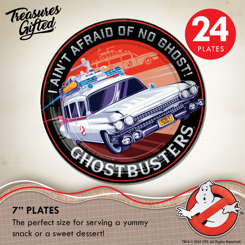 Ghostbusters Party Supplies Tableware Deluxe Set for 24 Guests