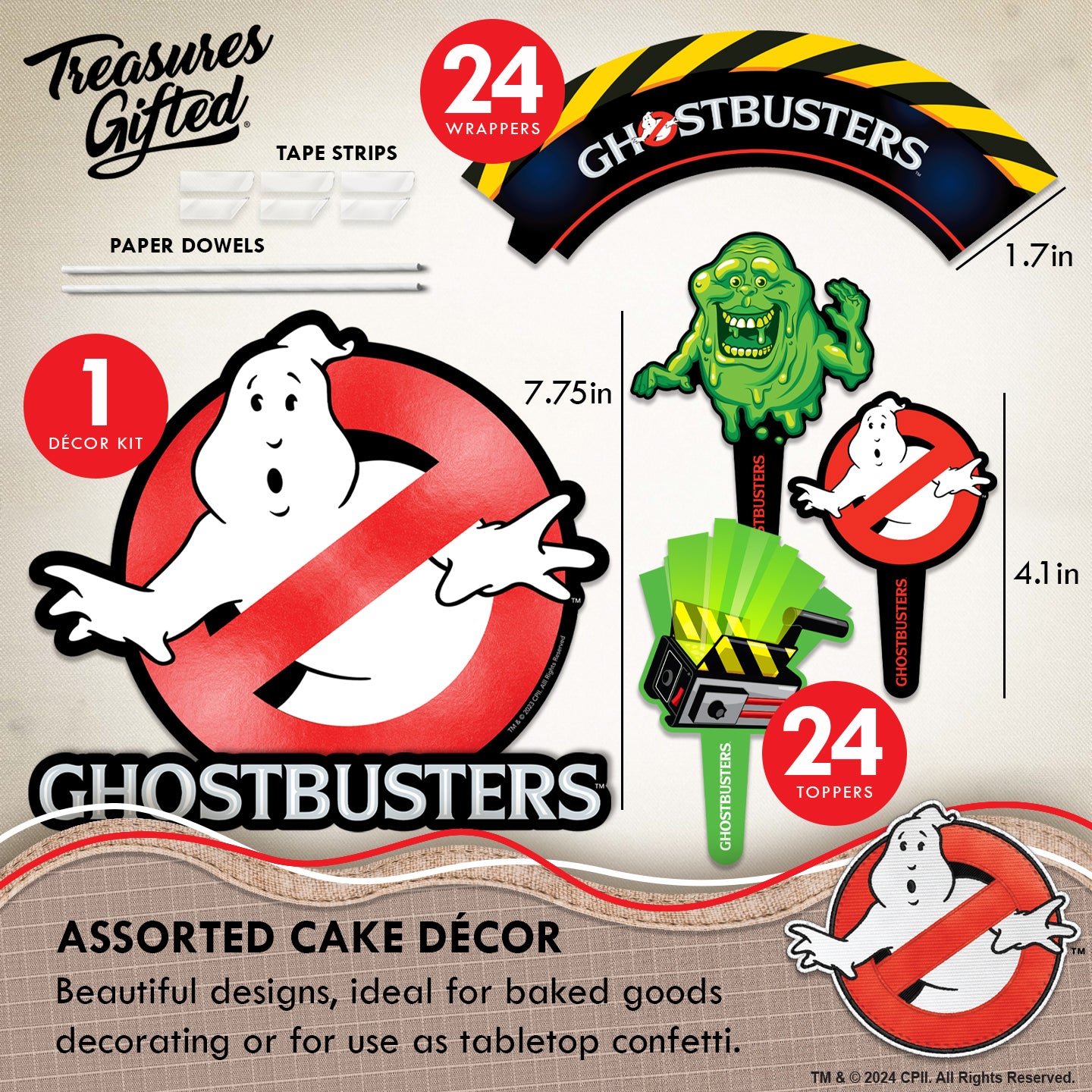 Ghostbusters Party Supplies Ultimate Set for 24 Guests
