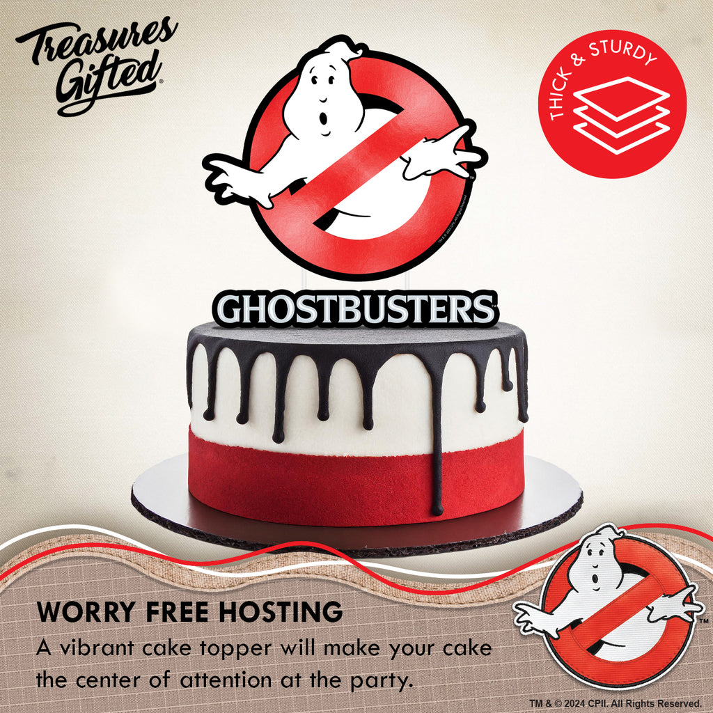 Ghostbusters Cake Topper & Ghostbusters Cupcake Toppers Kit