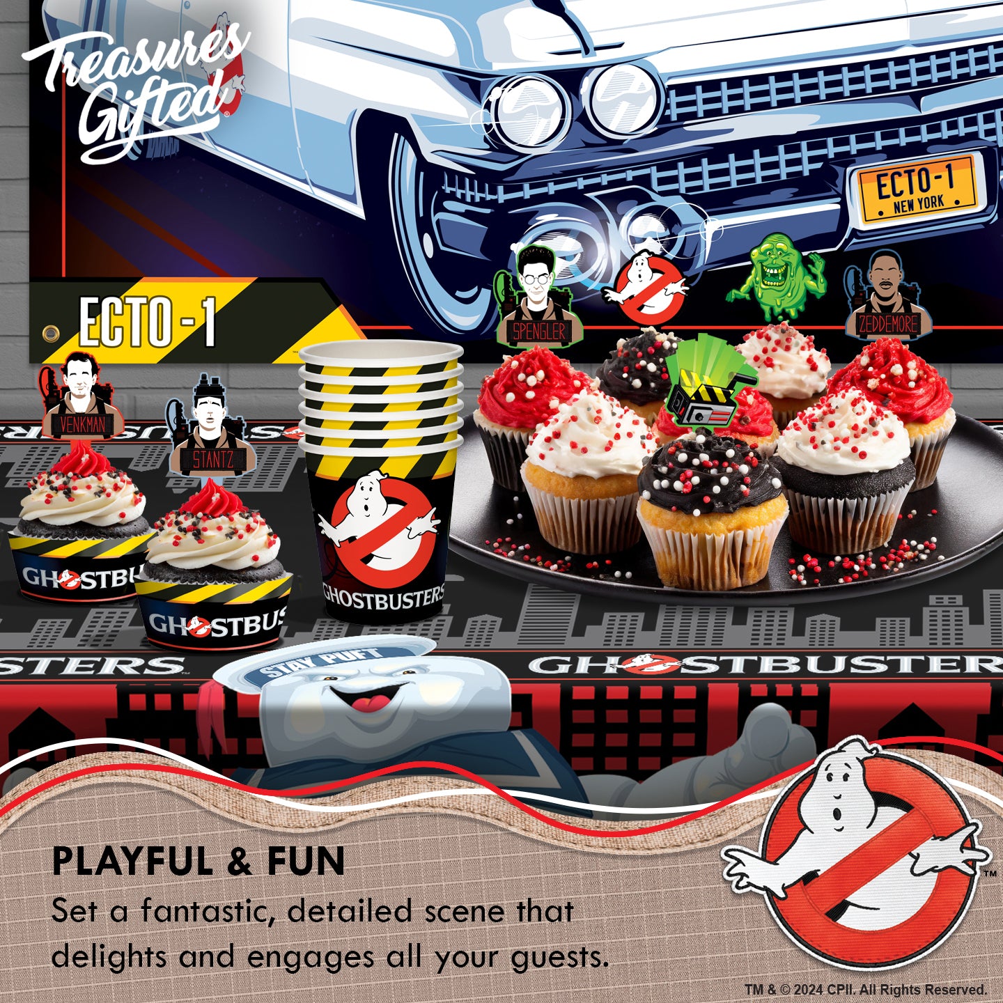 Ghostbusters Backdrop - Ghostbusters Party Supplies