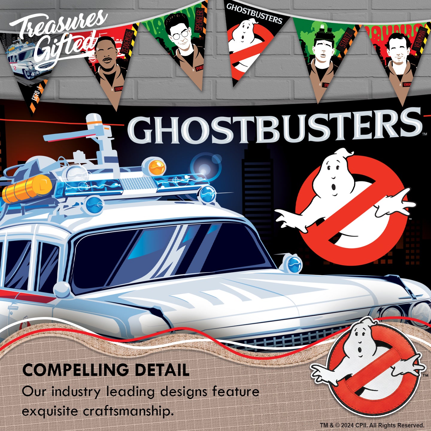 Ghostbusters Backdrop - Ghostbusters Party Supplies