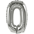 16 Inch Silver Foil Number Balloon