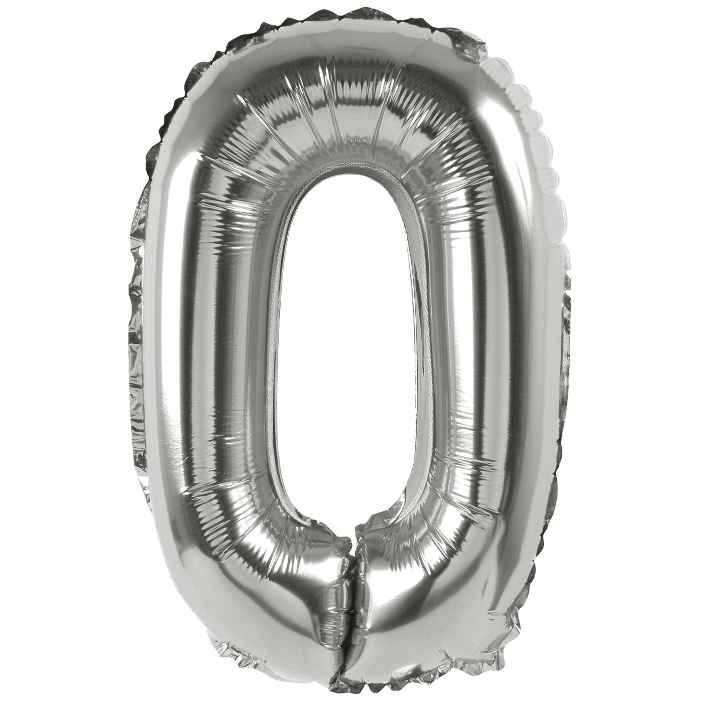 16 Inch Silver Foil Number Balloon