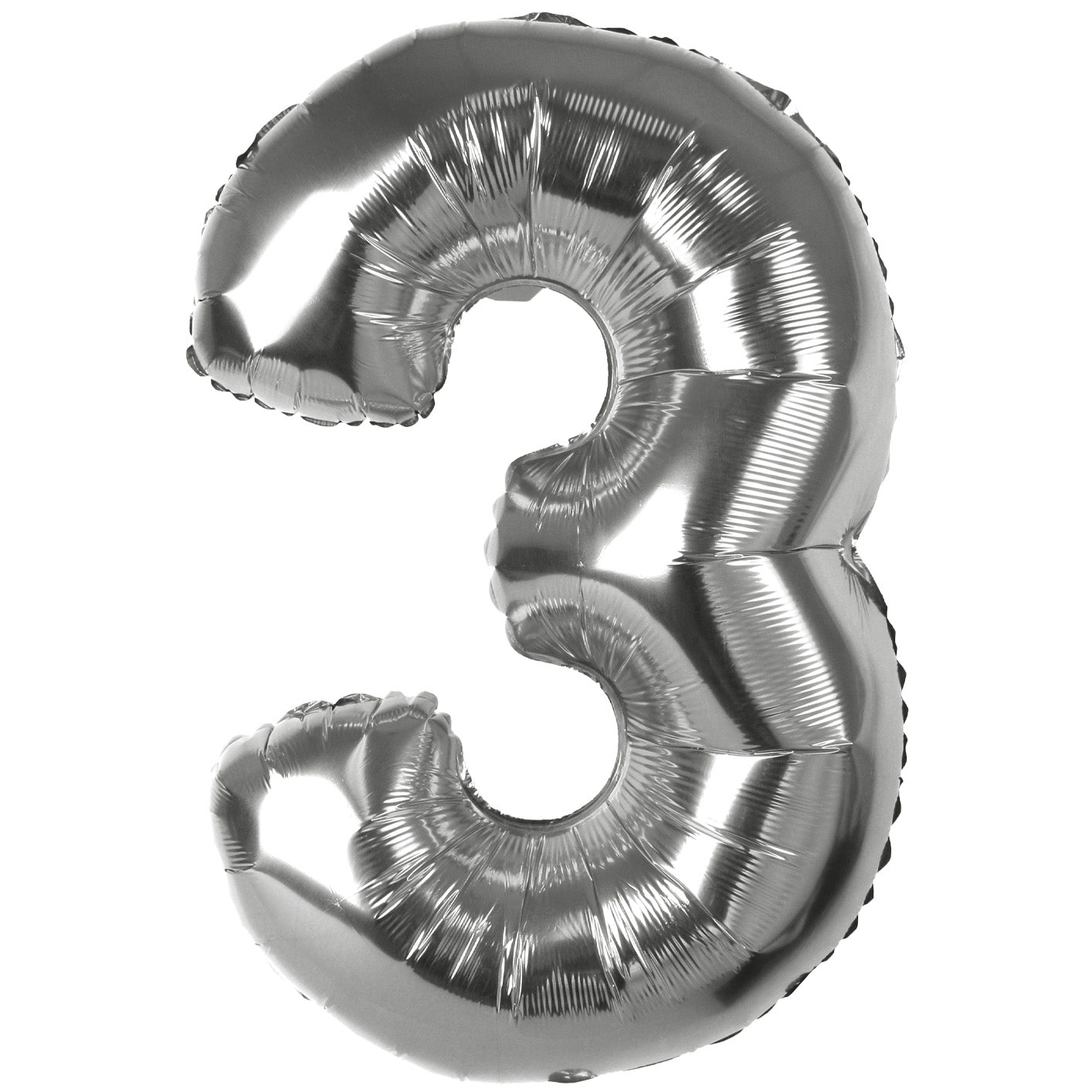 40 Inch Silver Foil Number Balloon