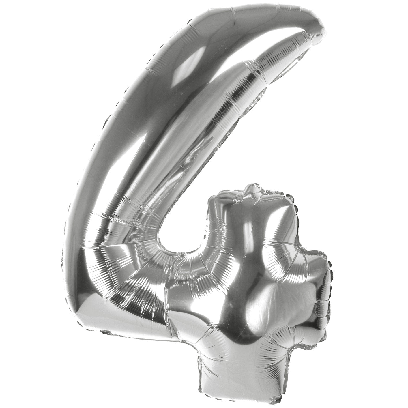 40 Inch Silver Foil Number Balloon