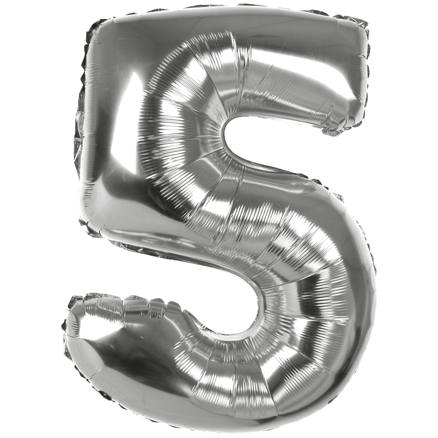 40 Inch Silver Foil Number Balloon