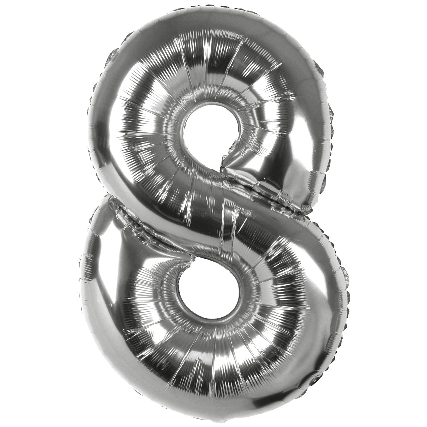 40 Inch Silver Foil Number Balloon