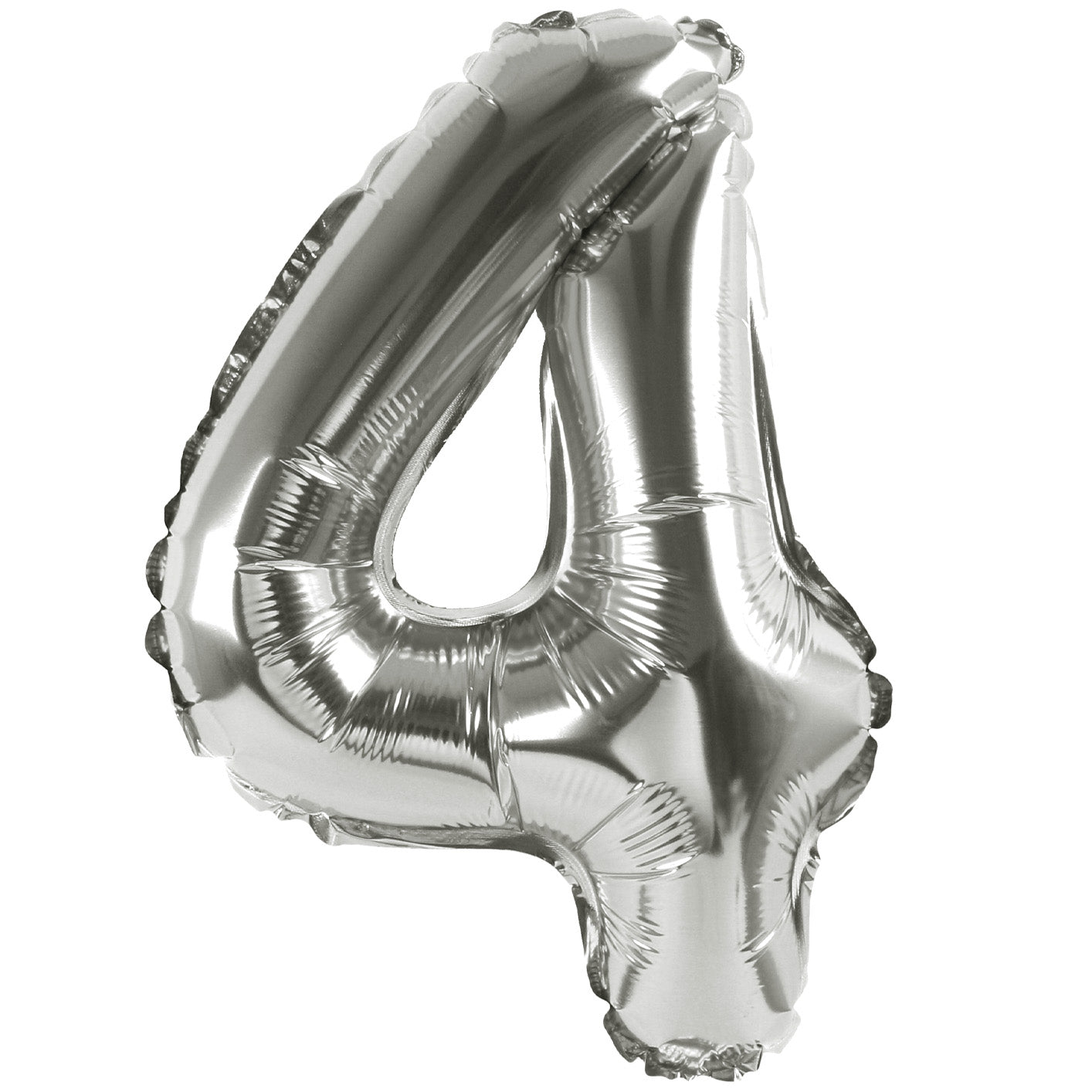16 Inch Silver Foil Number Balloon