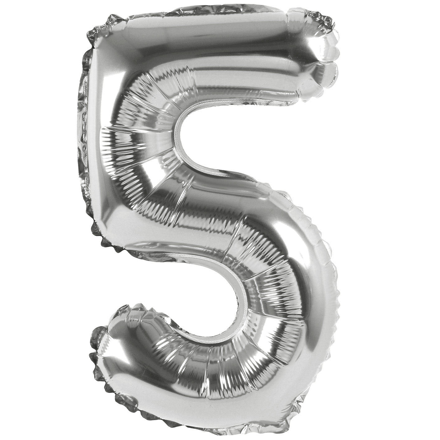 16 Inch Silver Foil Number Balloon
