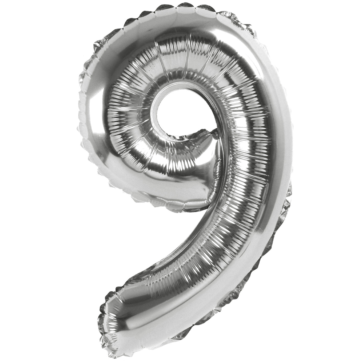 16 Inch Silver Foil Number Balloon