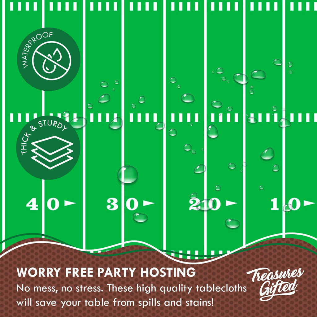 Football Birthday Party Supplies - Tablecloth