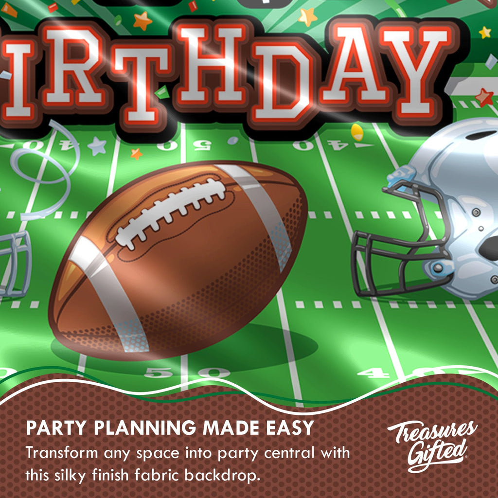 Football Birthday Party Supplies - Backdrop