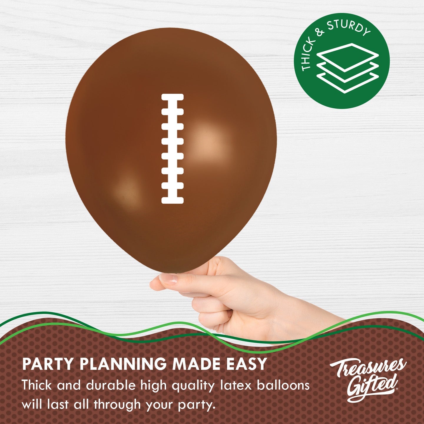 Football Birthday Party Supplies - Balloons