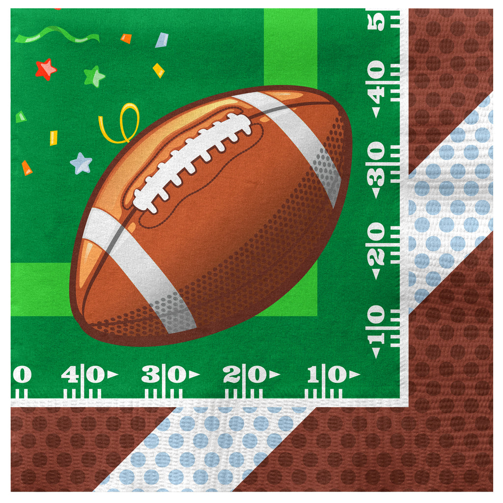 Football Birthday Party Supplies - Napkins