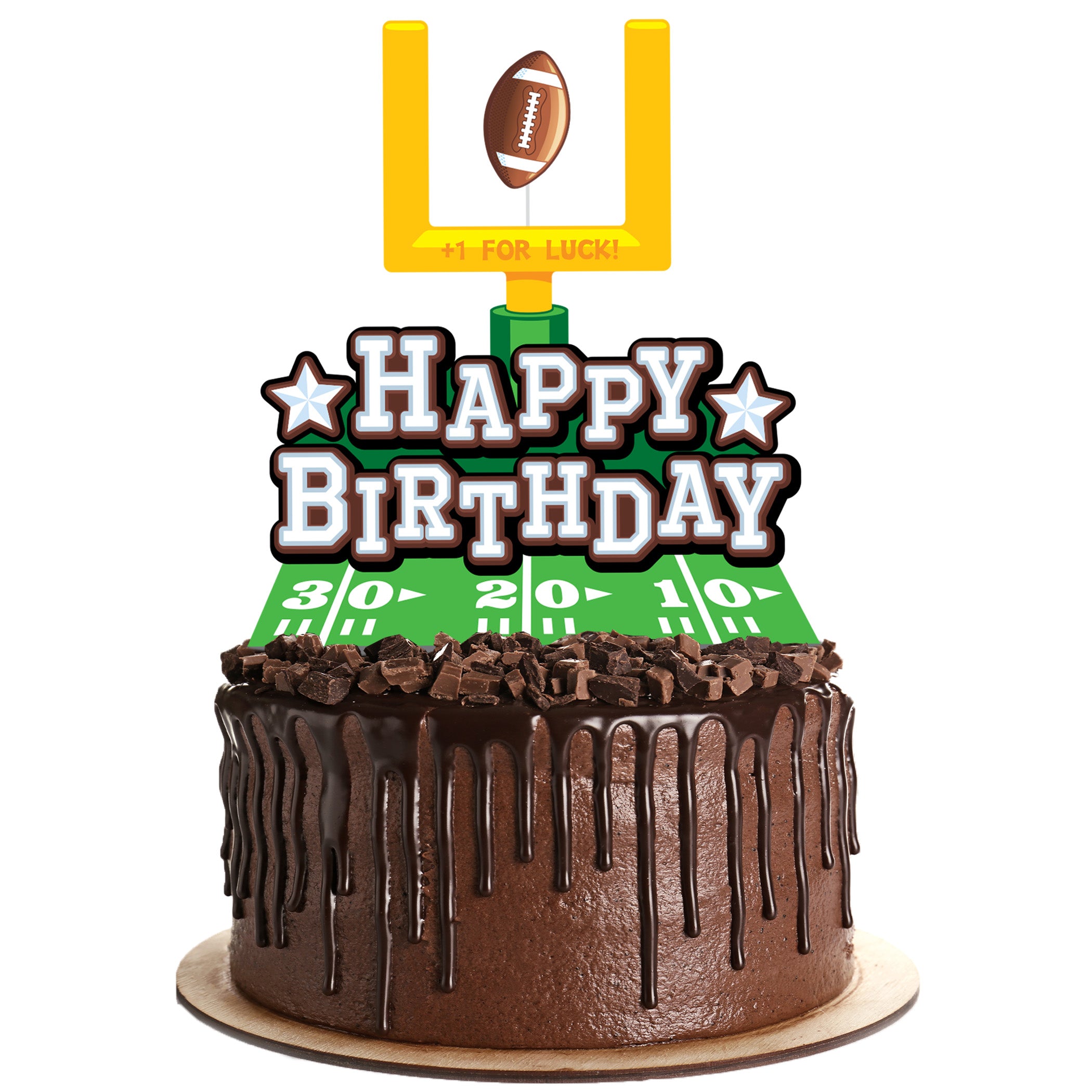 Football Birthday Party Supplies - Cake Topper