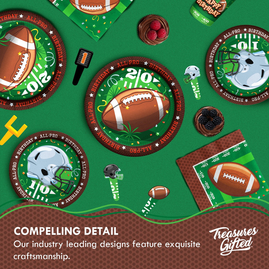 Football Birthday Party Supplies - Cake Topper