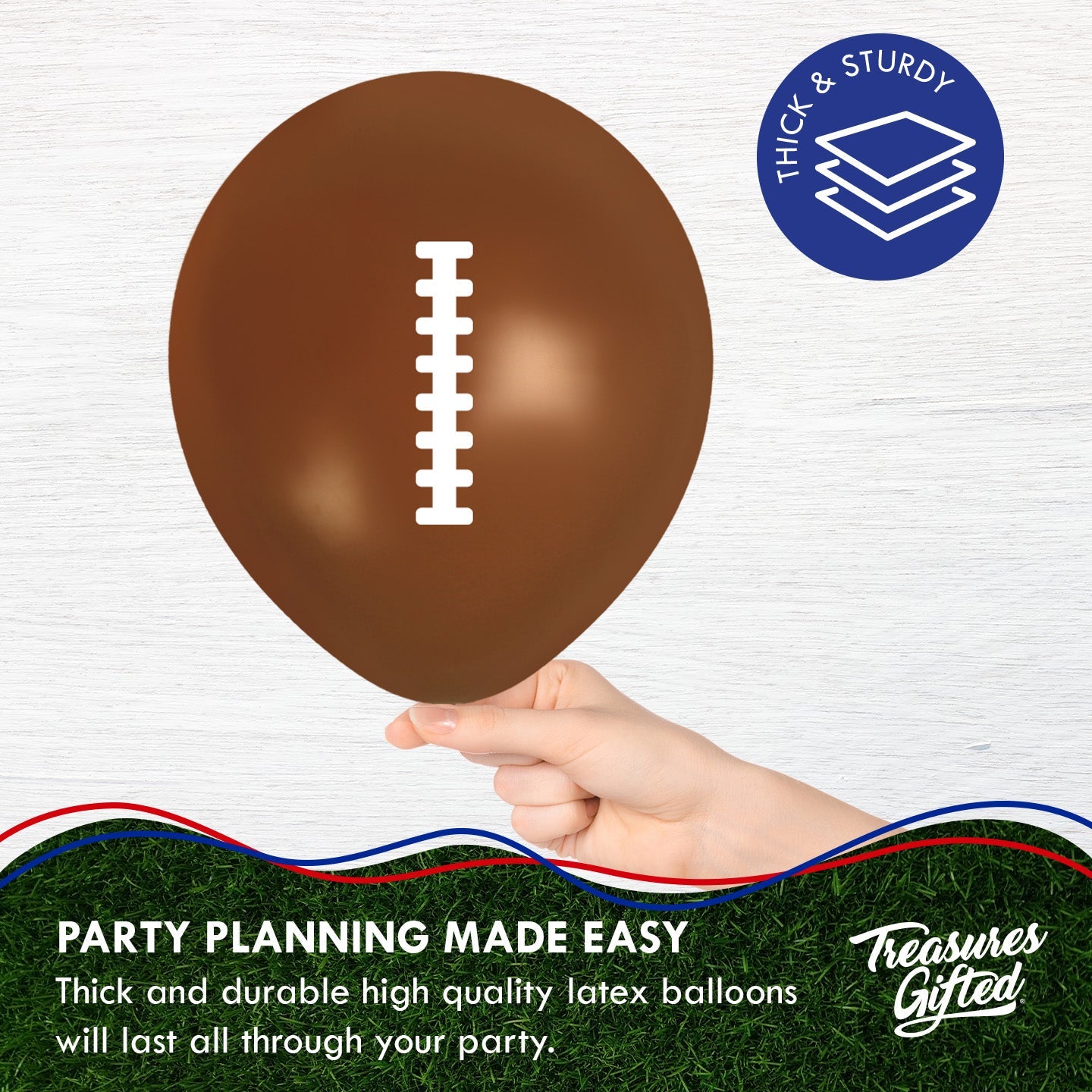 Football Balloons - Football Birthday Party Supplies