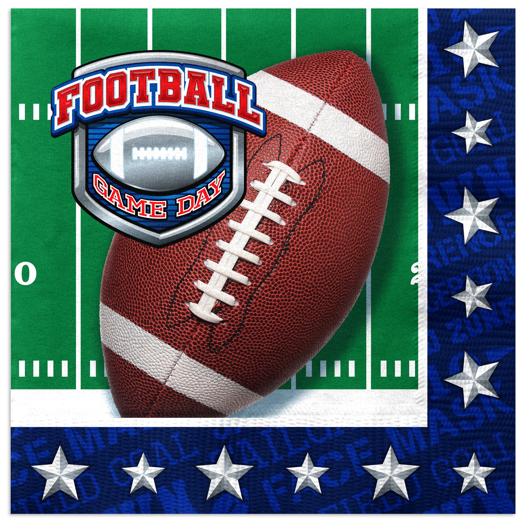 Football Napkins - Football Birthday Party Supplies