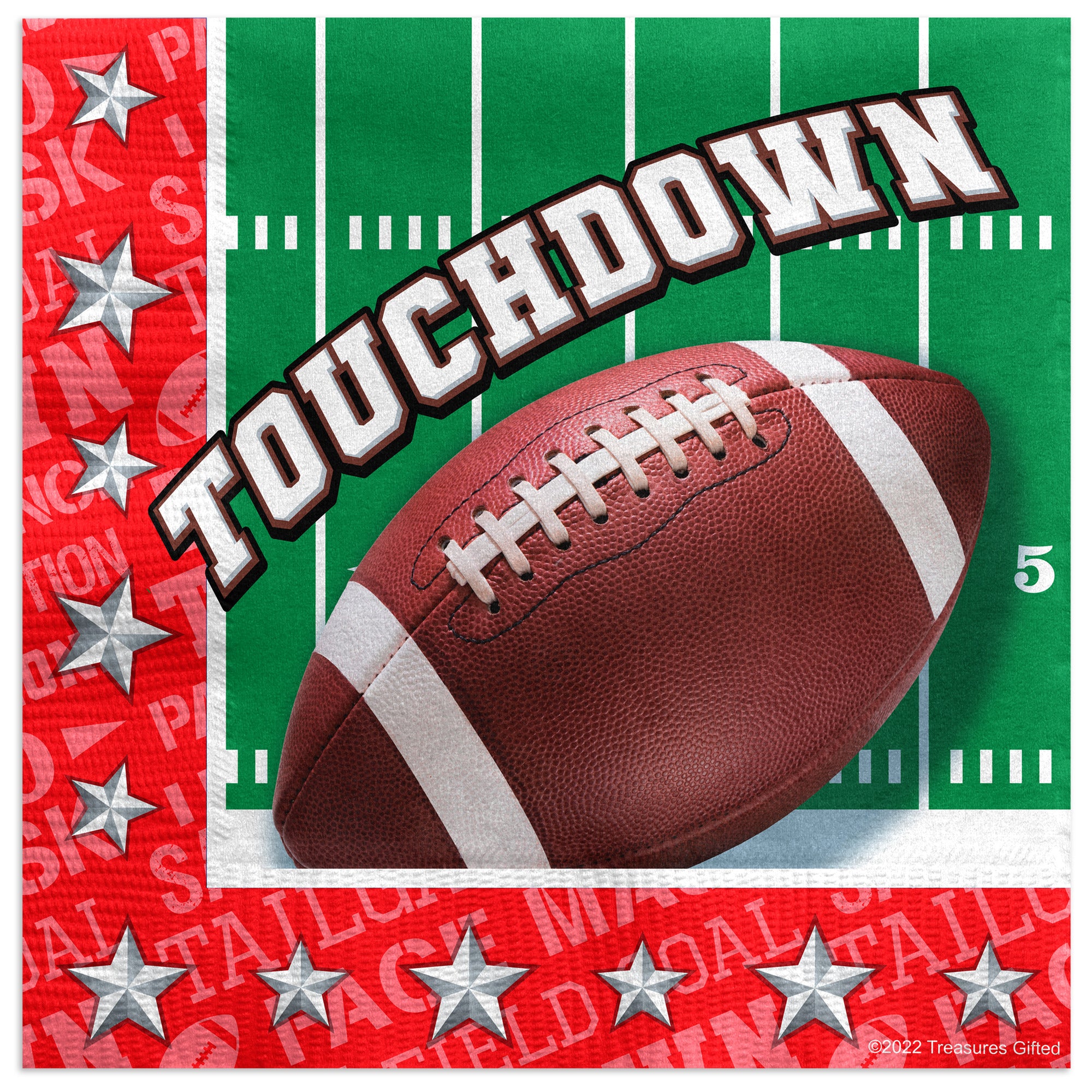 Football Napkins - Football Birthday Party Supplies