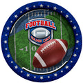 Football Plates 9in - Football Birthday Party Supplies