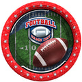 Football Plates 7in - Football Birthday Party Supplies