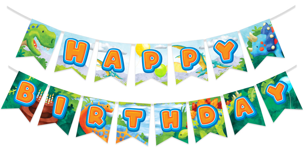 Dinosaur Birthday Banner - Dinosaur Party Supplies