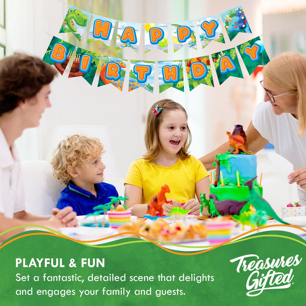 Dinosaur Birthday Banner - Dinosaur Party Supplies