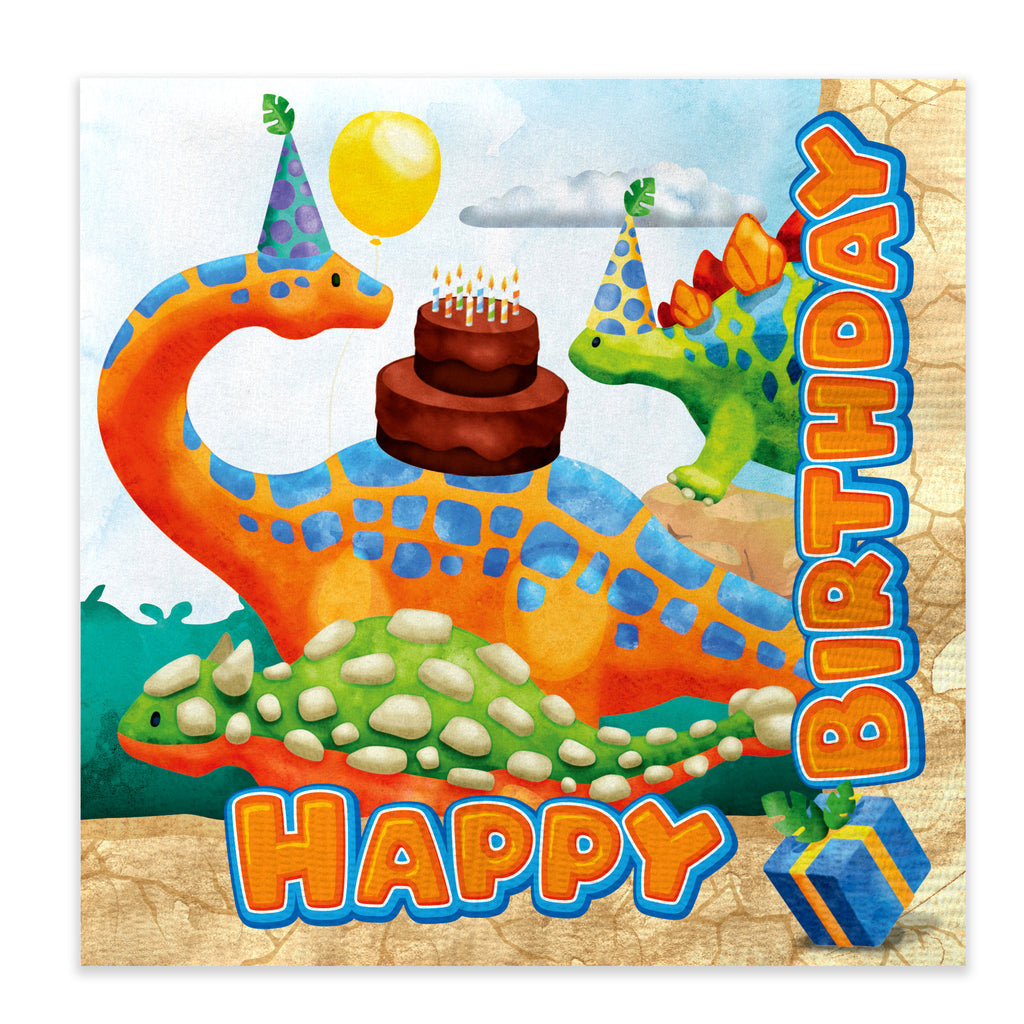 Dinosaur Napkins - Dinosaur Party Supplies