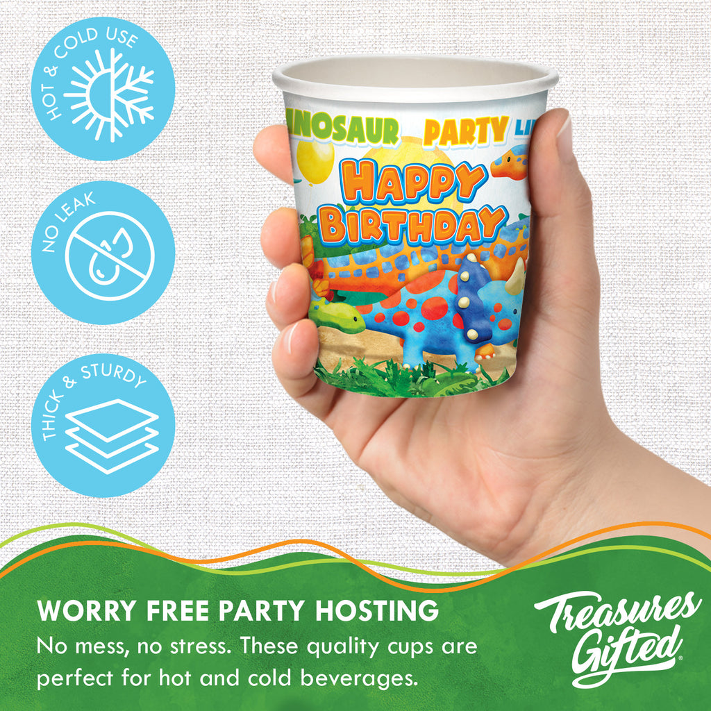 Dinosaur Cups - Dinosaur Party Supplies
