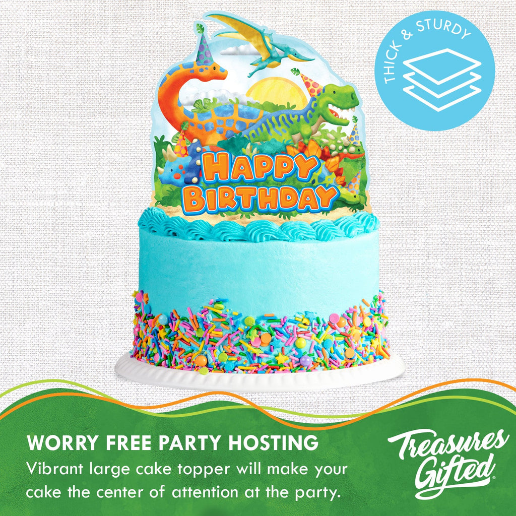Dinosaur Cake Topper - Dinosaur Party Supplies