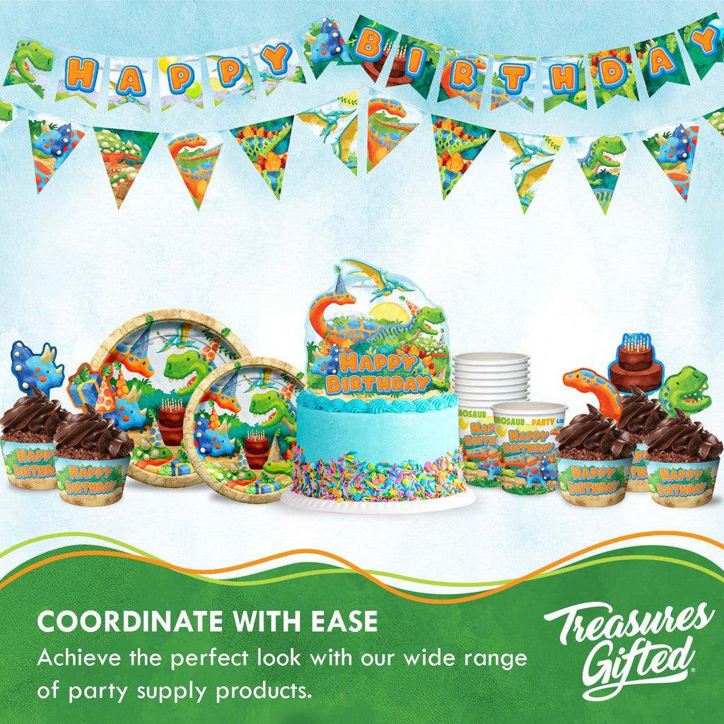 Dinosaur Cake Topper - Dinosaur Party Supplies