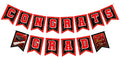 Red Graduation Banner - Red Graduation Party Decorations