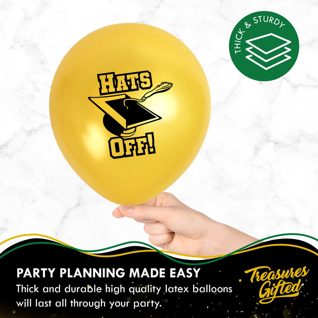 Green Graduation Balloon Bouquet - Green Graduation Party Supplies