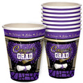 Purple Graduation Cups - Purple Graduation Party Supplies