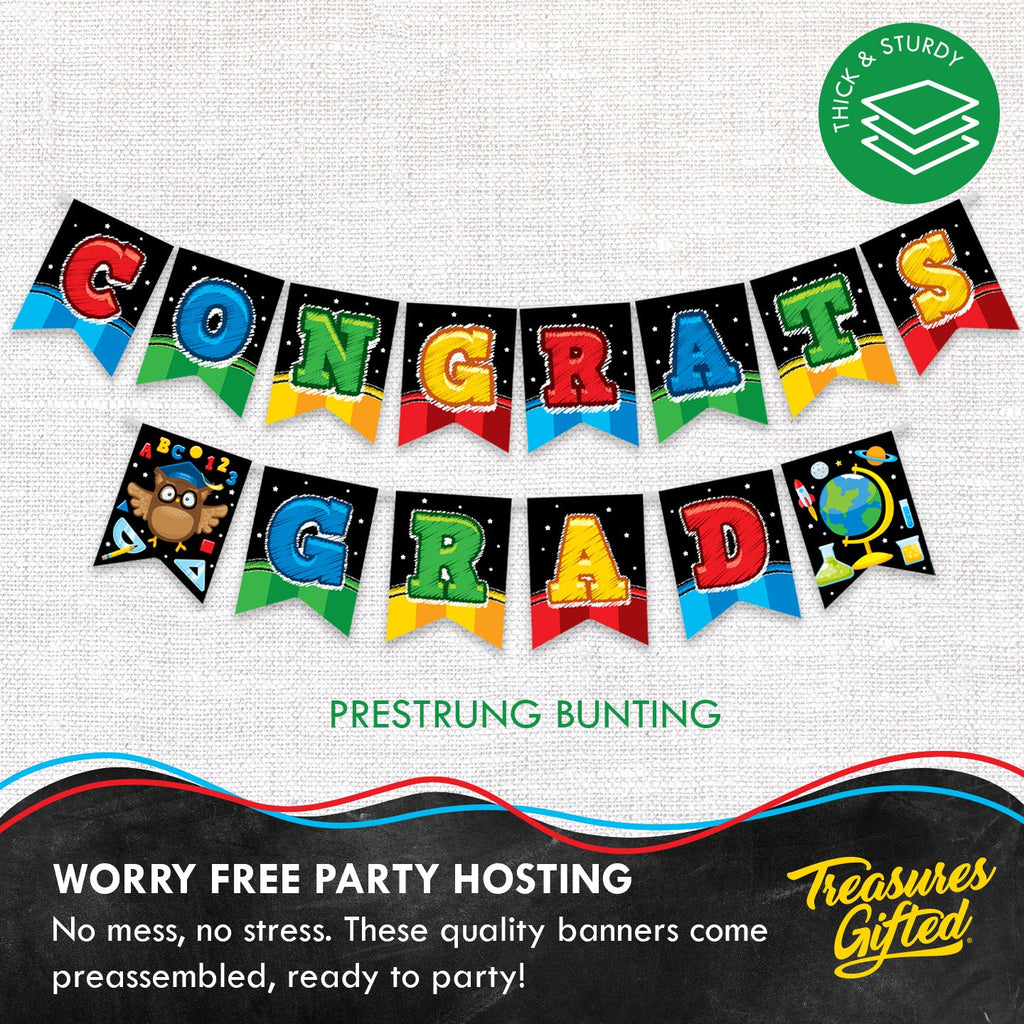 Kindergarten Graduation Banner - Kindergarten Graduation Party Decorations