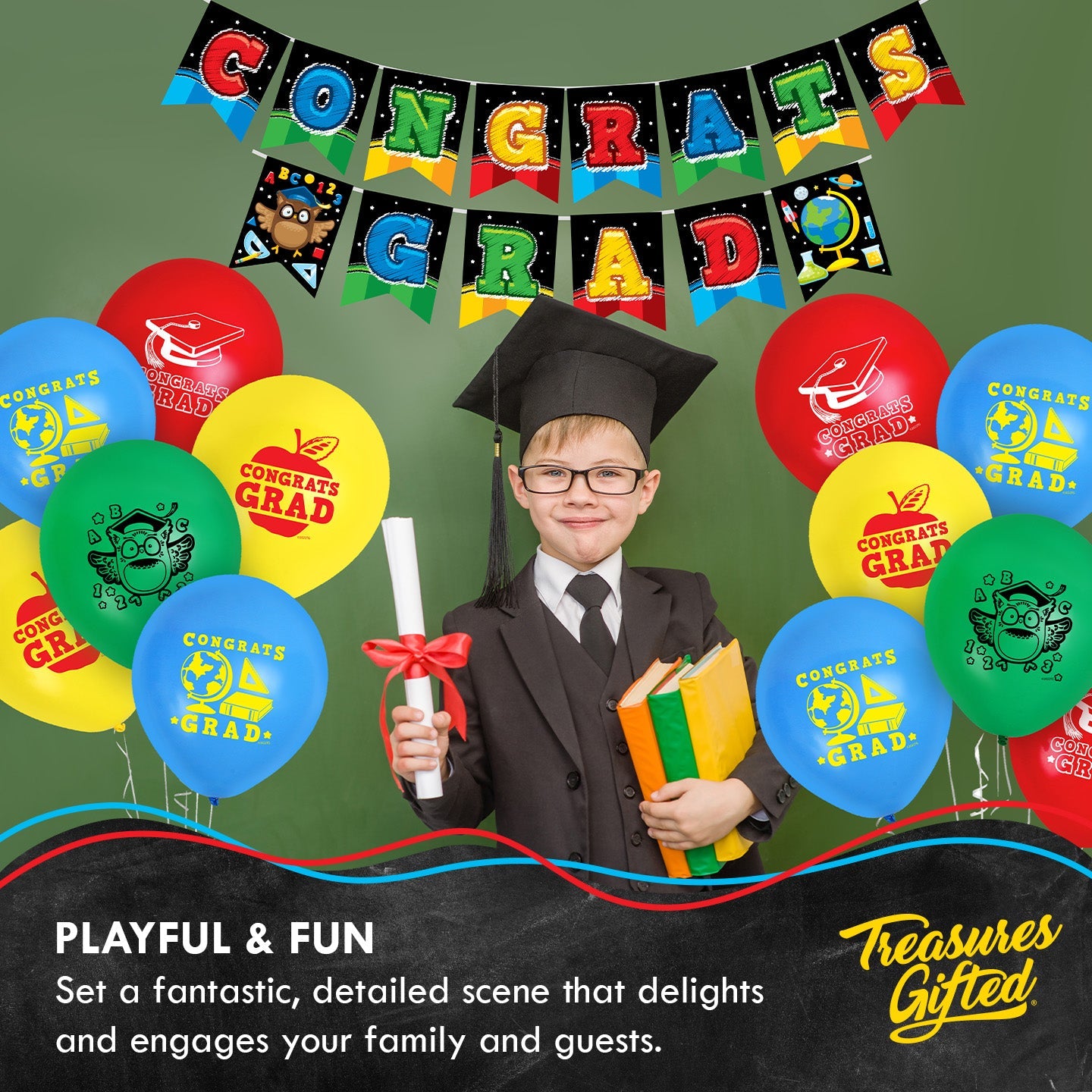 Kindergarten Graduation Banner - Kindergarten Graduation Party Decorations