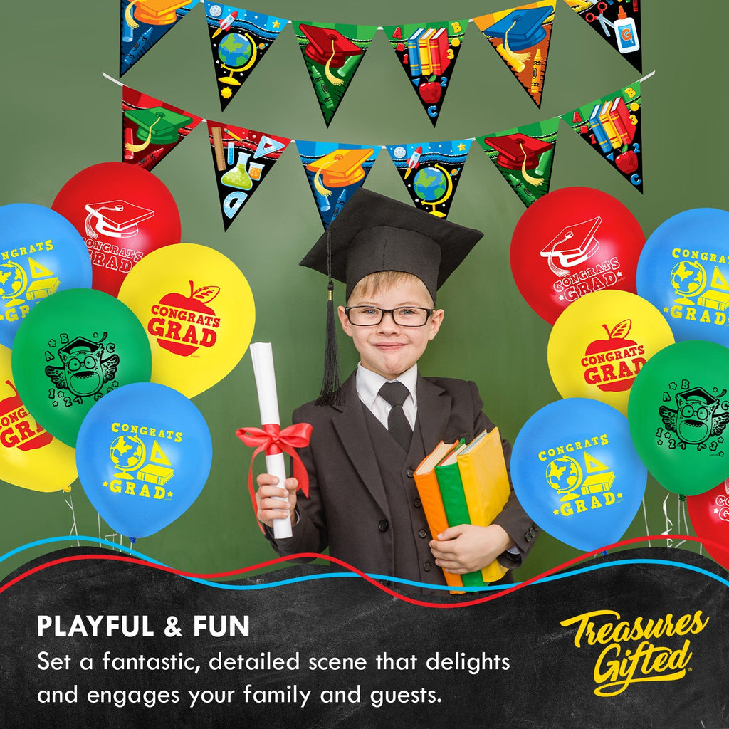 Kindergarten Graduation Banner Pennant - Kindergarten Graduation Party Decorations